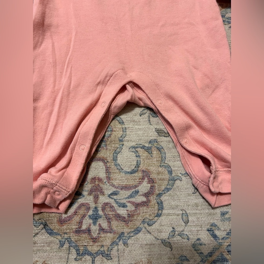 Old navy Pink Kids One Piece with lady bug graphic 6-12 months - Picture 3 of 6